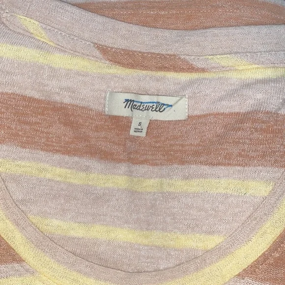 Madewell Alto Scoop Tee in Montoya Stripe - Picture 6 of 10